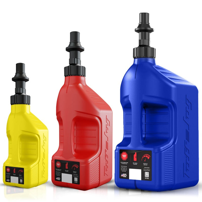 TUFFJ GAS CAN 10L RIPPER CAP G3, RED/BLK