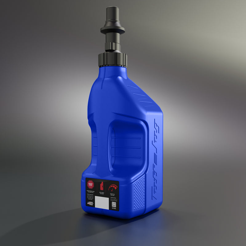 TUFFJ GAS CAN 10L RIPPER CAP G3, BLU/BLK