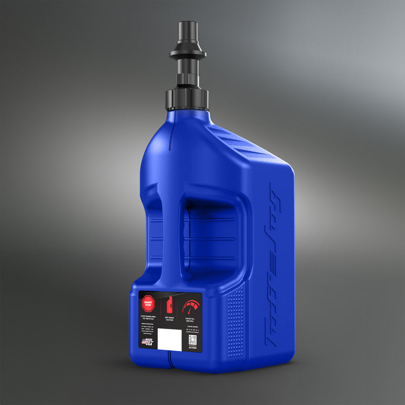 TUFFJ GAS CAN 20L RIPPER CAP G3, BLU/BLK