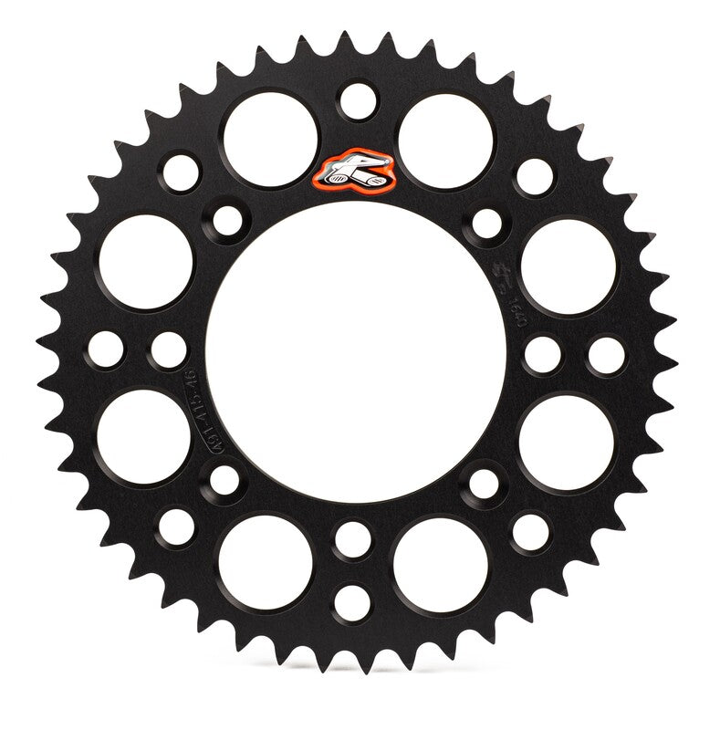 Rear sprocket RENTHAL Aluminium Self cleaning - 415