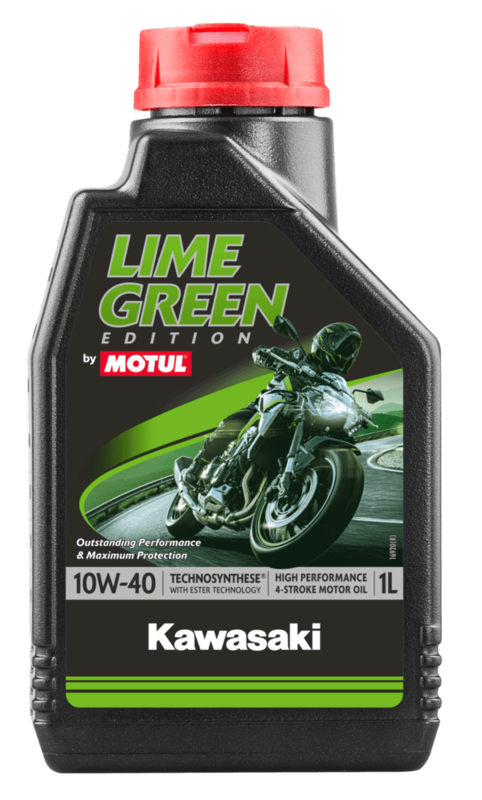 MOTUL Kawasaki Lime Green 4T Motor Oil - 10W40 4L