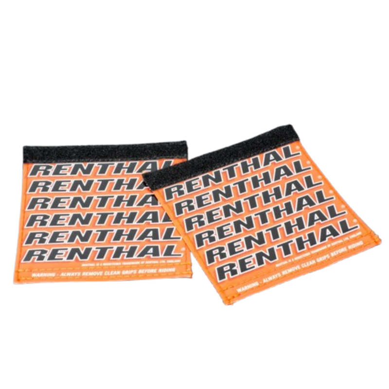 RENTHAL Grip Protector Clean Grips - Orange/Black