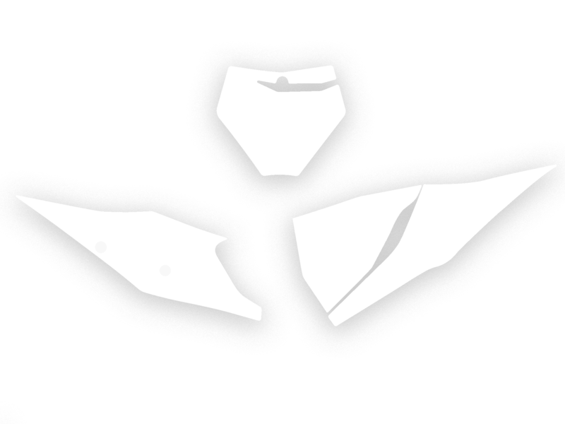 BLACKBIRD Plate Stickers