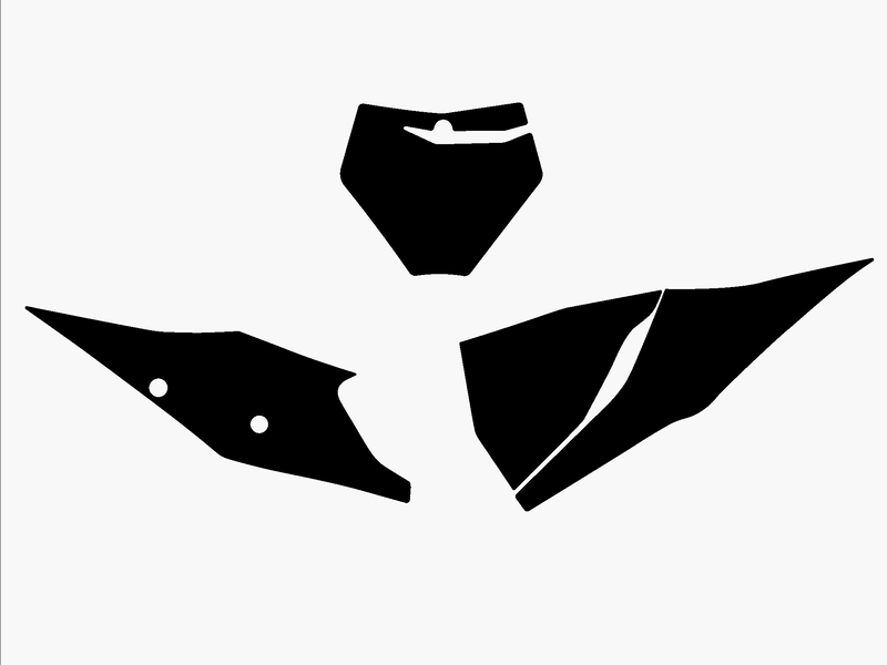 BLACKBIRD Plate Stickers