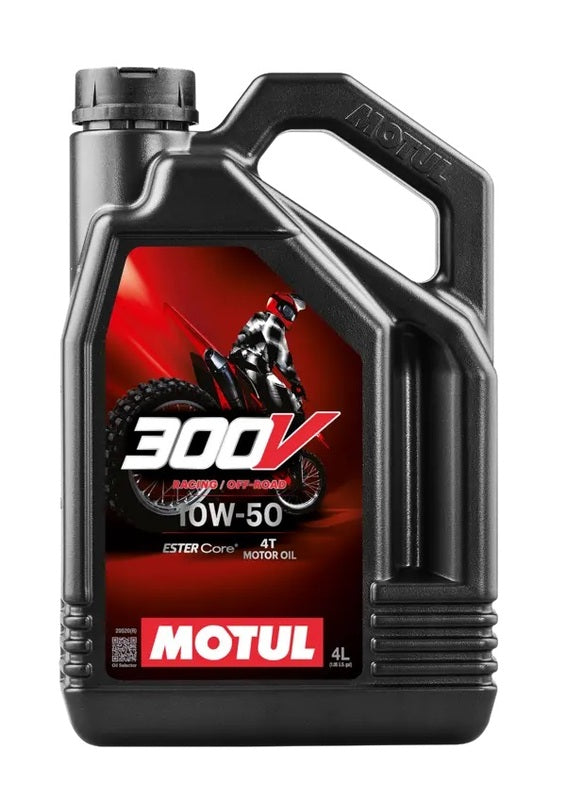 MOTUL 300V Factory Line Off-Road Racing 4T Motor Oil - 10W50 4L