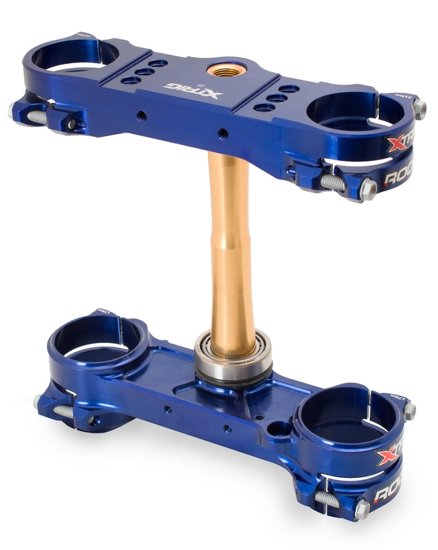 XTRIG TRPLE CLAMP ROCS TECH, BLU