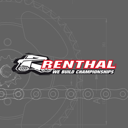 RENTHAL Chain Kit 520R1 14/49 Standard - Ultra-Light Self-Cleaning Rear Sprocket