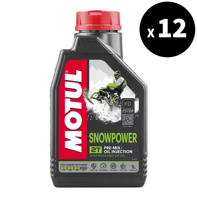 MOTUL Snowpower 2T Motor Oil - 1L x12