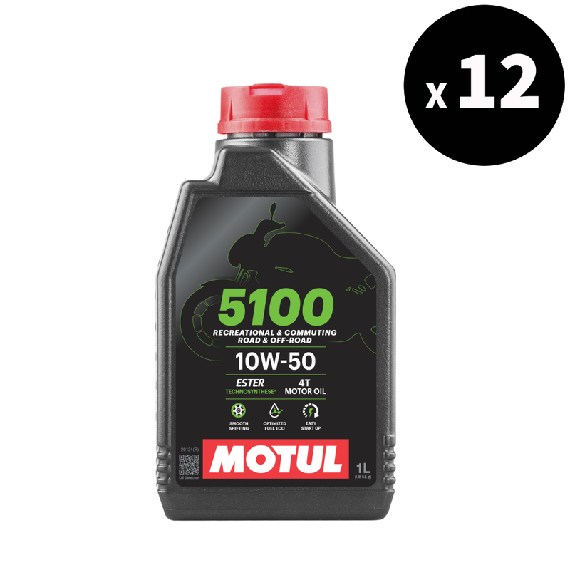 MOTUL 5100 4T Motor Oil - 10W50 1L x12