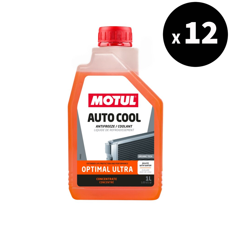 MOTUL Autocool Optimal Ultra Coolant - 12x1L
