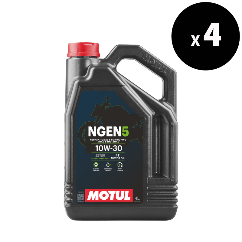 MOTUL NGEN 5 4T Motor Oil - 10W-30 4L x4