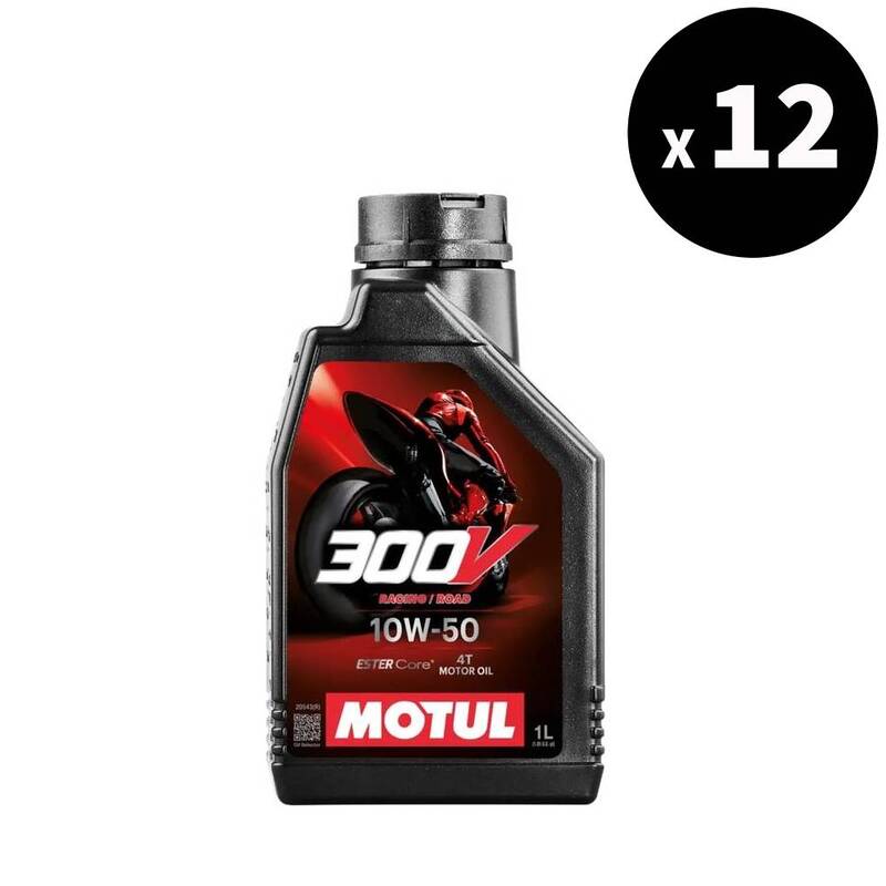 MOTUL 300V Factory Line Road Racing 4T Motor Oil - 10W50 1L x12
