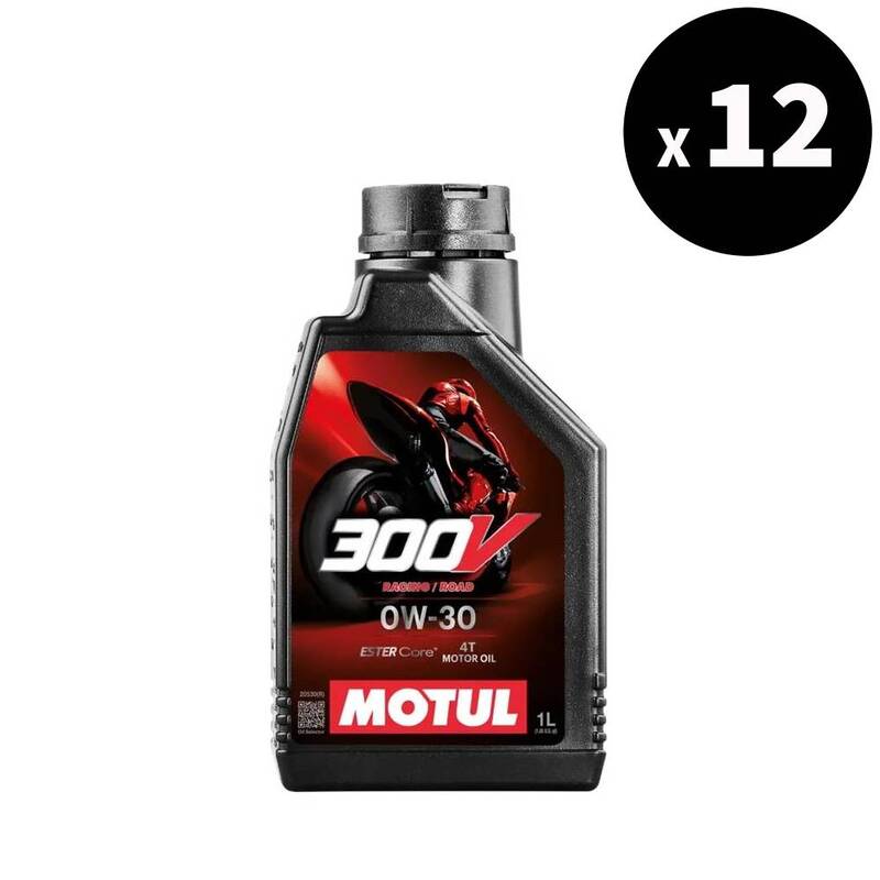 MOTUL 300V Factory Line Road Racing 4T Motor Oil - 0W30 1L x12