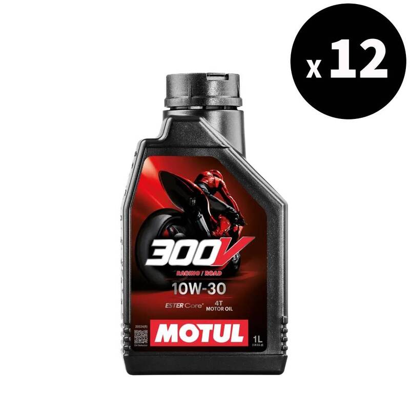 MOTUL 300V Factory Line Road Racing 4T Motor Oil - 10W30 1L x12