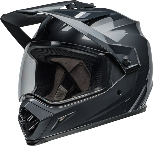 BELL MX-9 Adventure MIPS Helmet - Alpine Gloss Charcoal/Silver