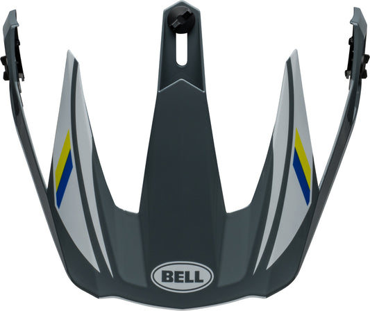 BELL MX-9 Adventure Mips Peak - Alpine Gloss Gray/Blue