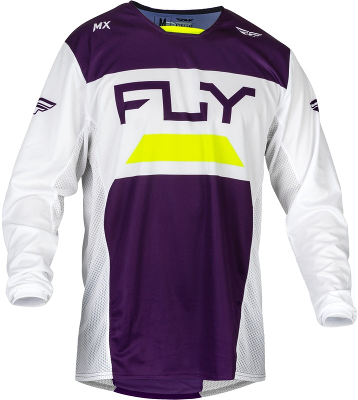 FLY RACING Kinetic Reload Jersey - Deep Purple/White/Hi-Vis