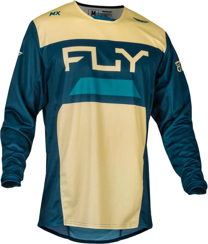 FLY RACING Kinetic Reload Jersey - Ivory/Navy/Cobalt
