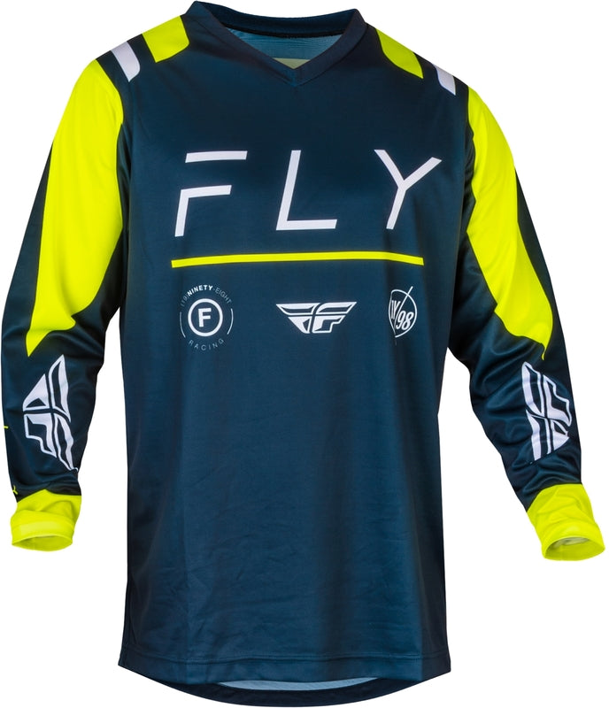 FLY RACING F-16 Jersey - Navy/Hi-Vis/White