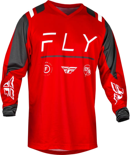 FLY RACING F-16 Jersey - Red/Charcoal/White
