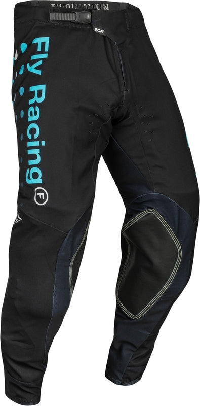 FLY RACING Evolution DST Strobe Pants - S.E. Strobe Black/Electric Blue