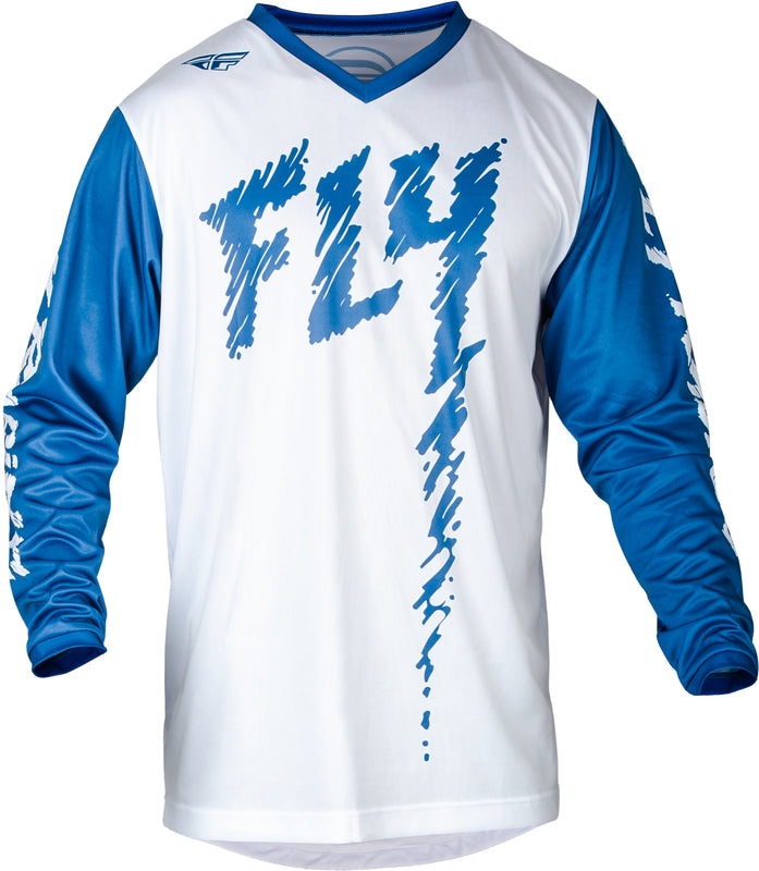 FLY RACING F-16 Youth Jersey - True Blue/White