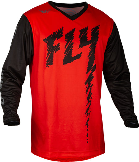 FLY RACING F-16 Youth Jersey - Red/Black/Grey