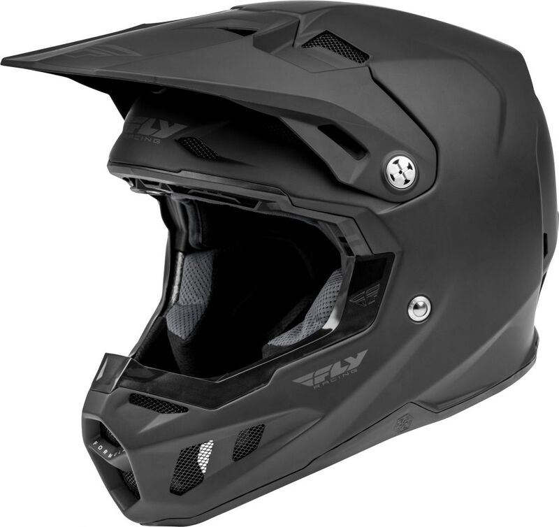 FLY RACING Formula CC Solid Helmet Matte Black XS