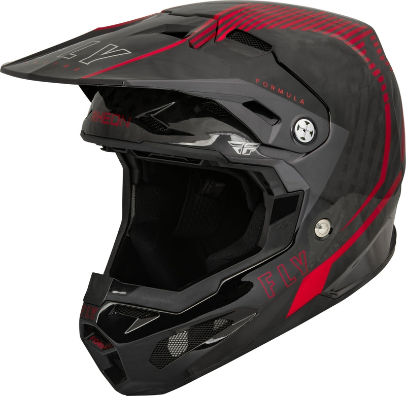 FLY RACING Formula Carbon Tracer Helmet - Red/Black