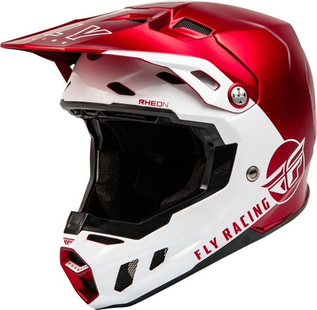 FLY RACING Formula CC Centrum Helmet Metallic Red/White MD