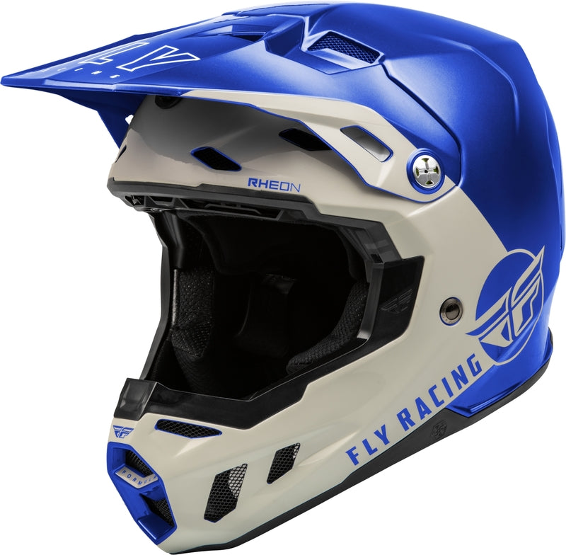 FLY RACING Formula CC Centrum Helmet - Metallic Blue/Light Grey