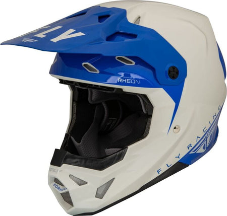 FLY RACING Formula CP Slant Helmet Grey/Blue LG