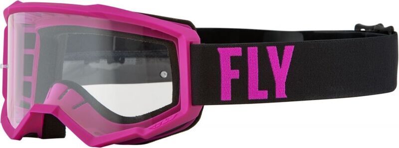 FLY RACING Focus Goggle Pink/Black W/ Clear Lens