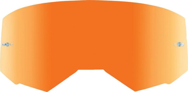 FLY RACING Goggle Single Lens with Post - Orange