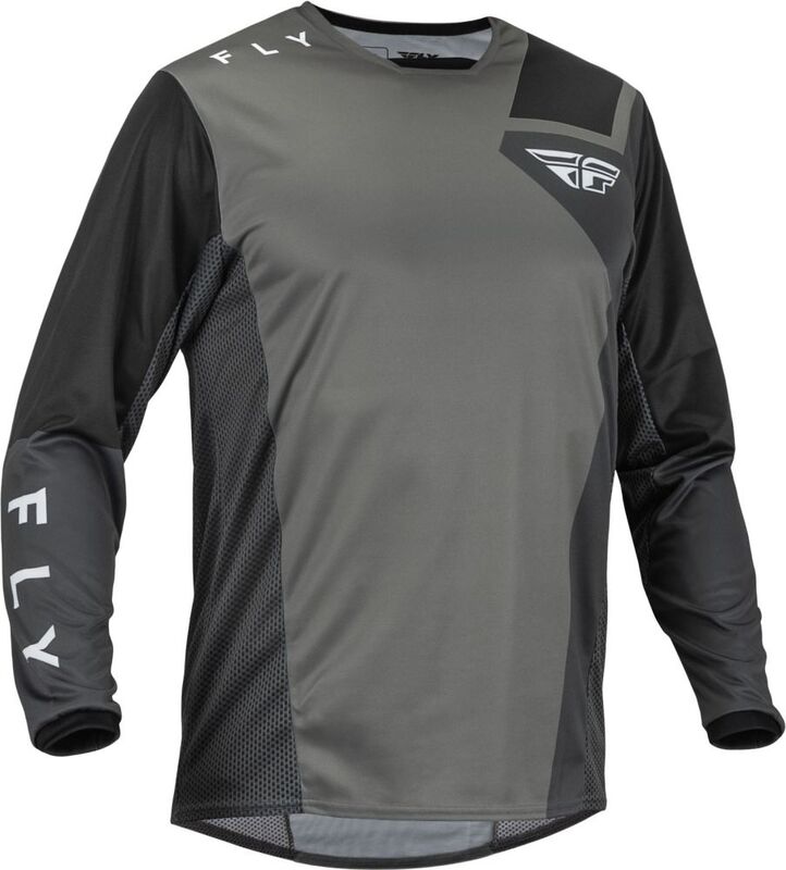 FLY RACING Kinetic Jet Jersey Grey/Dark Grey/Black Sm