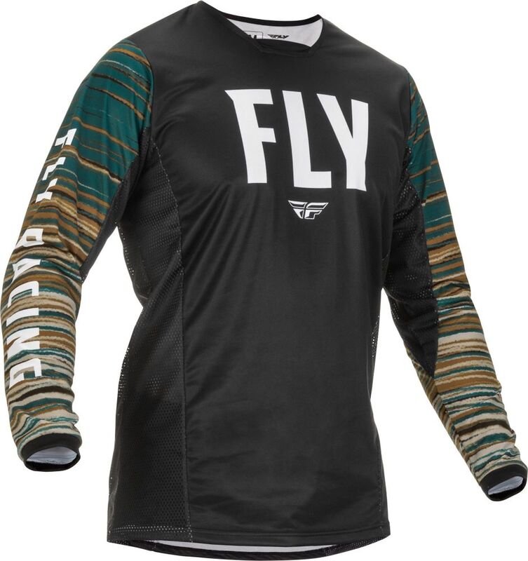 FLY RACING Kinetic Wave Jersey Black/Rum Md