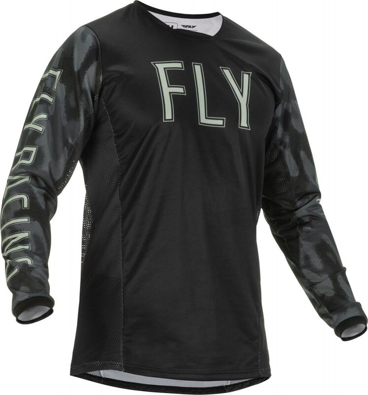 FLY RACING Kinetic S.E. Tactic Jersey Black/Grey Camo Md