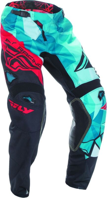 FLY RACING Kinetic Crux pants Teal/Red Sz 28