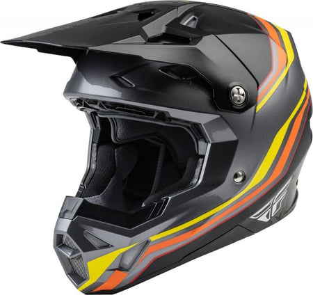 FLY RACING Formula CP S.E. Speeder Helmet Black/Yellow/Red XL