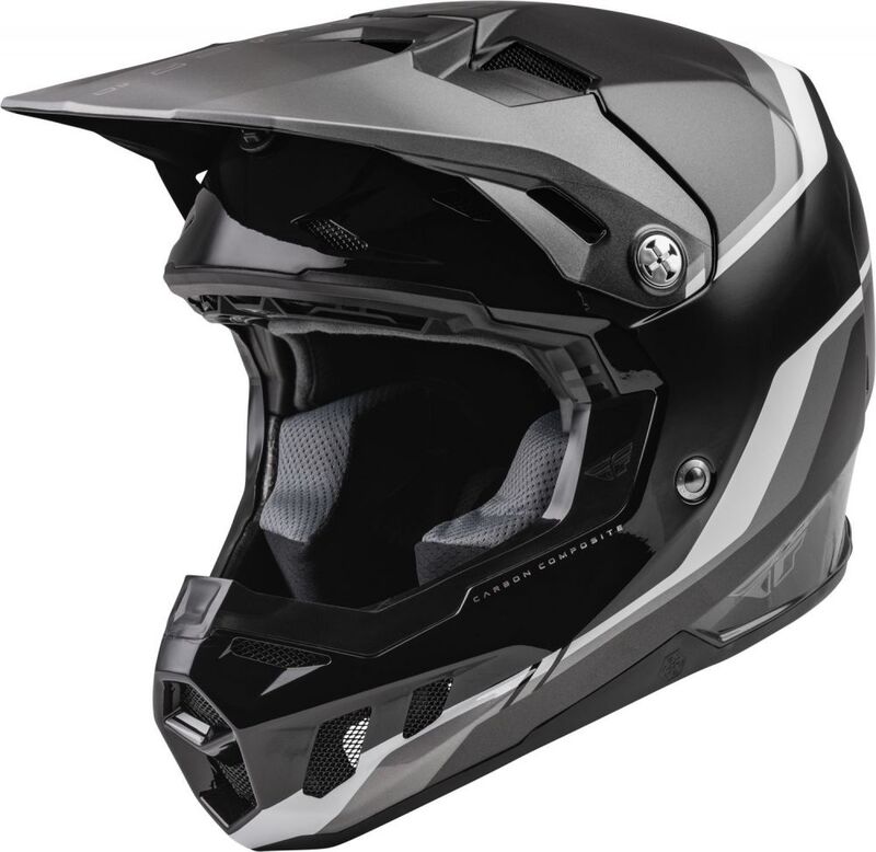 FLY RACING Formula CC Driver Helmet Black/Charocal/White XL
