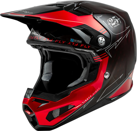 FLY RACING Formula Smart Carbon Legacy Helmet - Red Carbon/Black