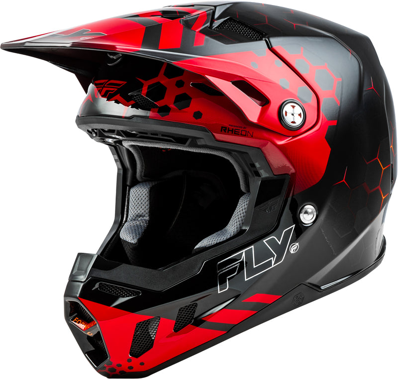 FLY RACING Formula CC Tektonic Helmet - Black/Red/Orange