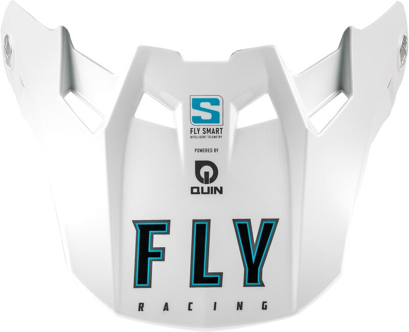 FLY RACING Formula S Carbon Solid Peak - White