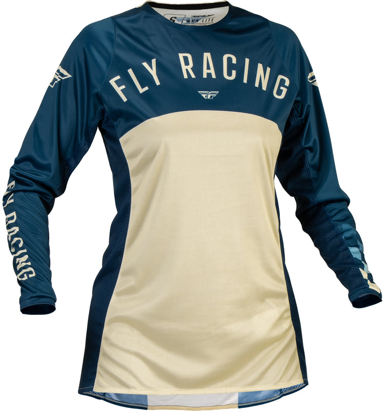 FLY RACING Lite Woman Jersey - Navy/Ivory