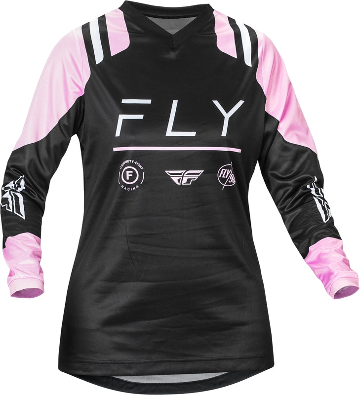 FLY RACING F-16 Woman Jersey - Black/Lavender