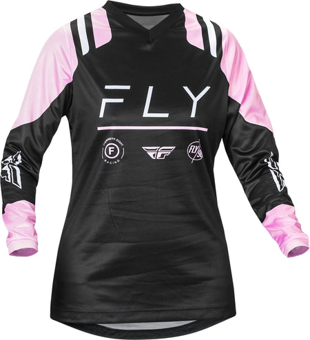FLY RACING F-16 Woman Jersey - Black/Lavender