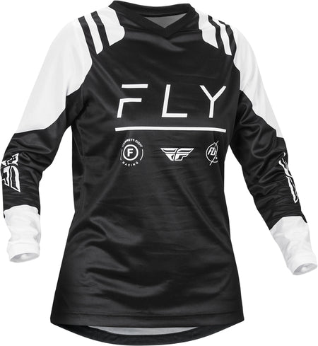 FLY RACING F-16 Woman Jersey - Black/White