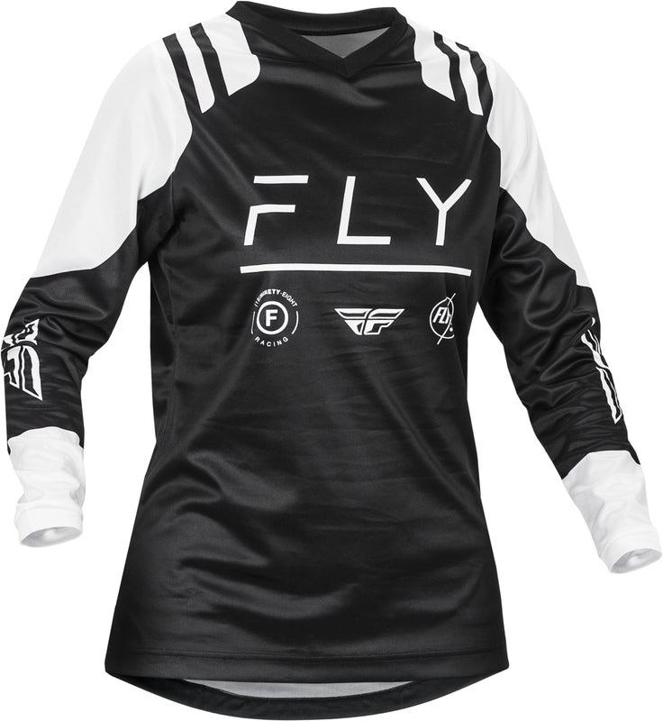 FLY RACING F-16 Woman Jersey - Black/White
