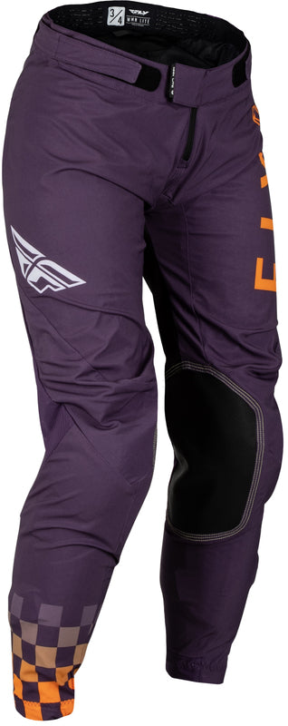 FLY RACING Lite woman Pants - Deep Purple/White/Neon Coral