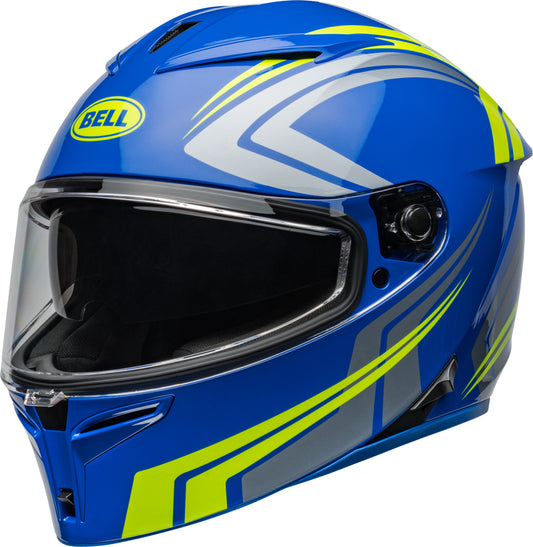 BELL Lithium Helmet - Jetstream Gloss Blue/Retina